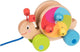 Goki en bois migrateur d'escargots animaux