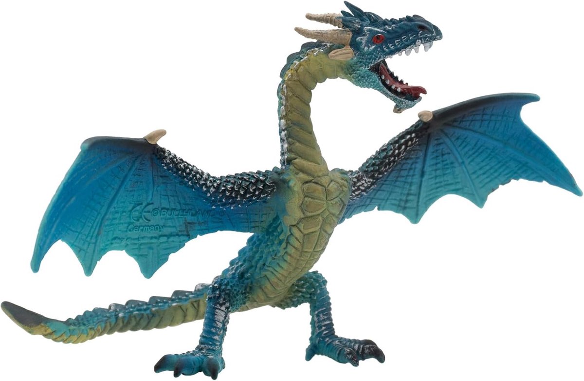 Dragon Bullyland volant turquoise (75592)