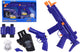 Johntoy ensemble de jeu de police de luxe avec son bleu 6 pièces