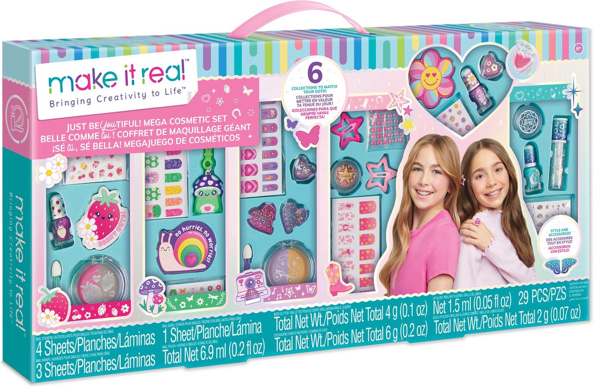 Rendez-le réel – méga set de maquillage Just Beyoutiful.