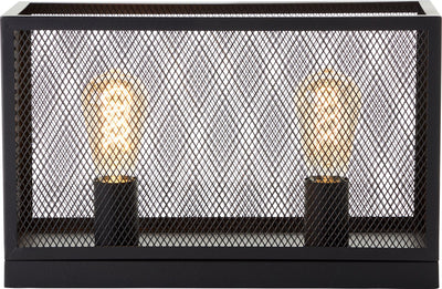 Brilliant labyrinthe - lampe de table - e27 max 2x60w - noir