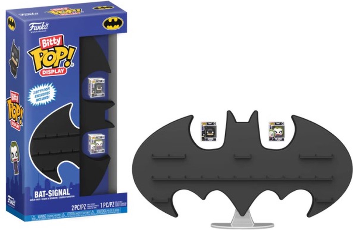 Funko-pop ! affichage bitty - signal batman [livré avec 2x bitty pops exclusifs]