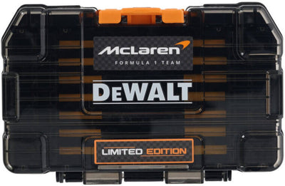 Imp dewalt accessoires dt70902t-qz jeu d'embouts de tournevis flextorq mclaren + porte-embout act - 28 pièces dans un étui robuste - dt70902t-qz