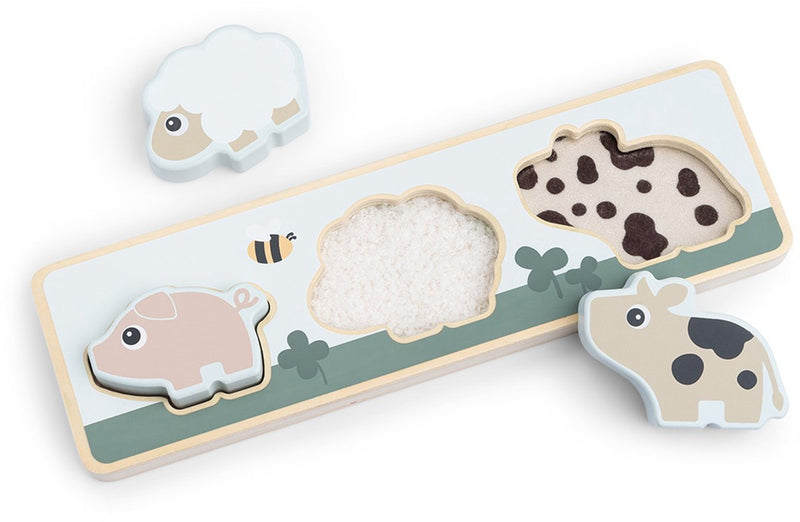 Fait par Deer Sensory Puzzle Small Farm, 3e.