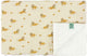Trixie couverture bébé polaire 75x100cm jaune - couverture câline lion animé.