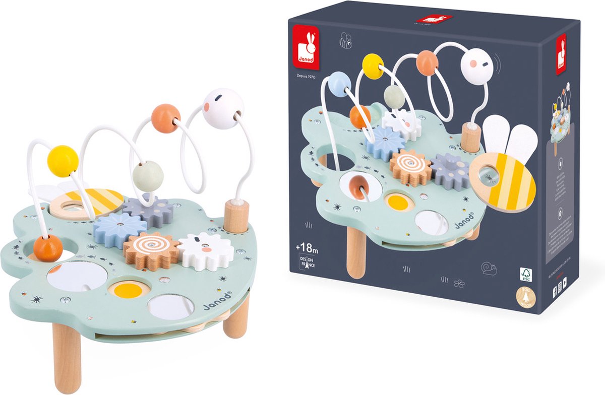 Janod - sweet cocoon - plateau d'activités en bois