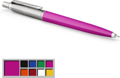 Stylo à bille Parker Jotter Originals | finition magenta classique | pointe moyenne à l'encre bleue | 1 pièce