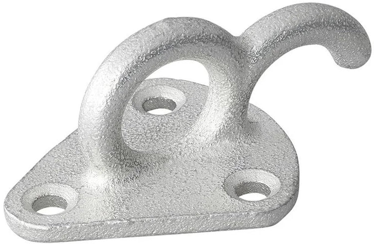 Proplus crochet de corde en métal avec oeil - 70x45mm - remorque - remorque - 5 pièces