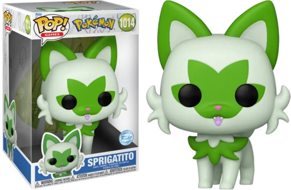 Funko pop : pokemon jumbo - sprigatito (édition spéciale) pop (25cm) #1014