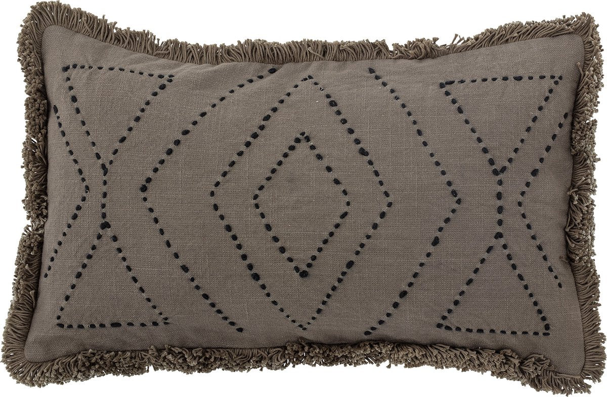 Bloomingville coussin baloo, marron, coton