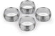 Zilverstad - rond de serviette elana lot de 4 couleur argent - Astuce cadeau fête des mères !
