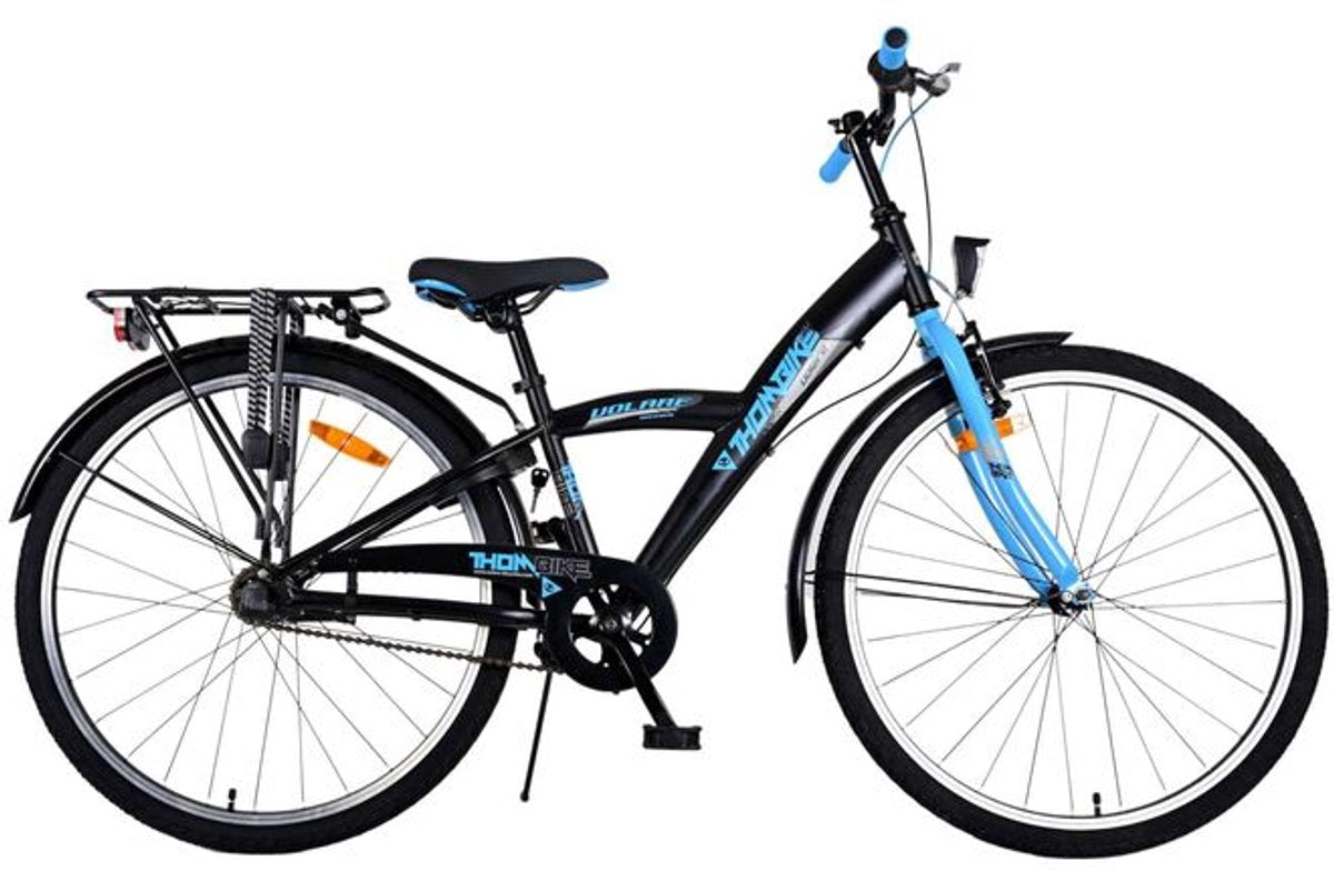 Volare Thombike Children's Bicycle - Boys - 26 pouces - Black Blue - 3 Gears