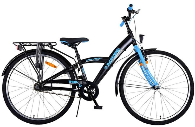 Volare Thombike Children's Bicycle - Boys - 26 pouces - Black Blue - 3 Gears