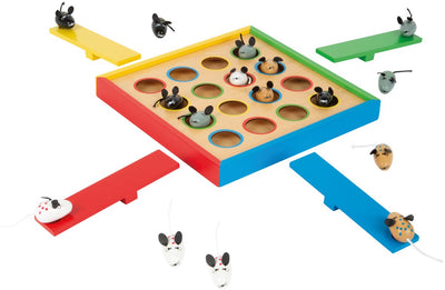 Jeu de société de souris sautant petit pied