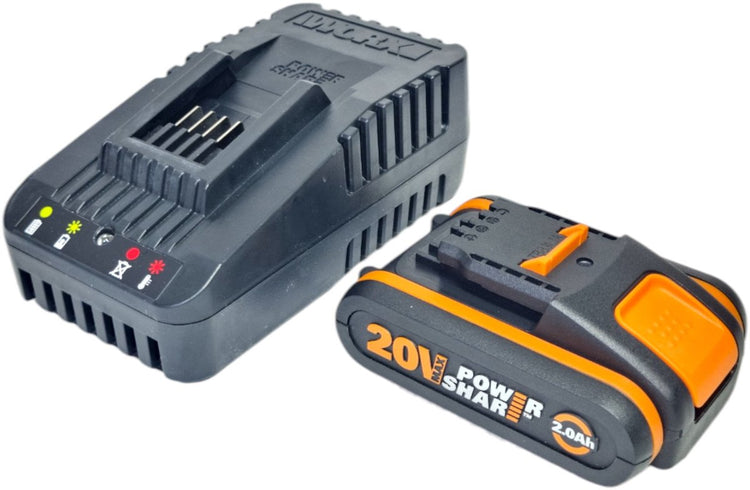 Worx wa3601 - chargeur de batterie - lithium-ion (li-ion) - 2 ah - 20 v - - 1 pièce