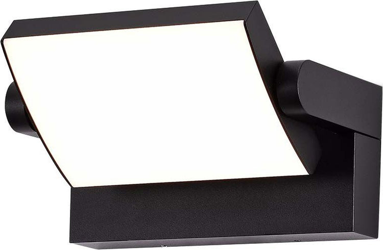 Applique murale LED rotative V-tac vt-11020-b - étanche ip65 - noir - 17w - 2520 lumens - 3000k