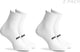 Rogelli chaussettes de cyclisme essentielles - lot de 2 - blanc - 40 43