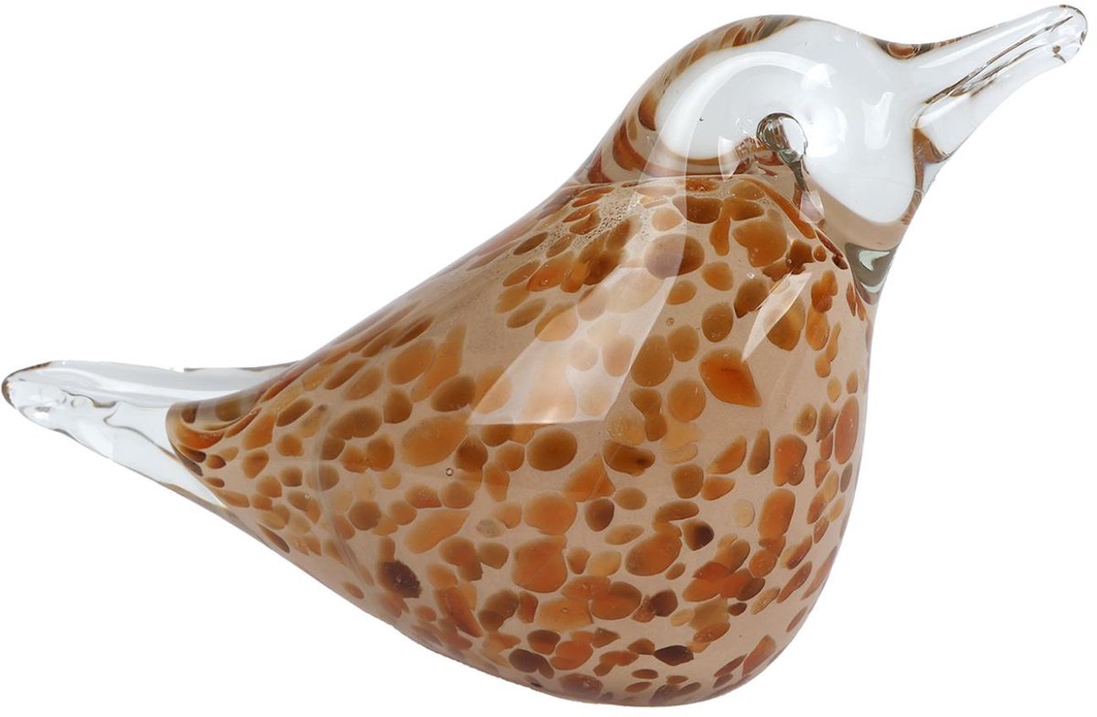 Sculpture Verre d'oiseau 15x6x9,5 cm