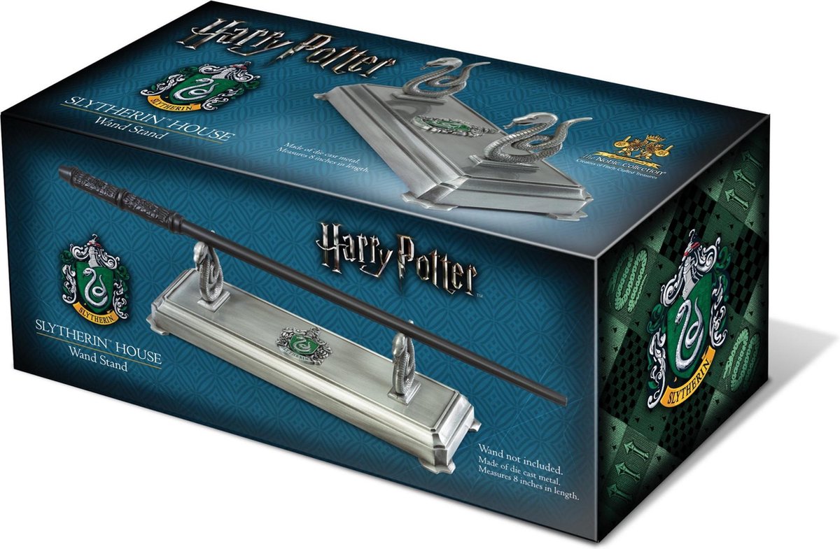 Noble Collection Harry Potter: Stand de baguette Serpentard