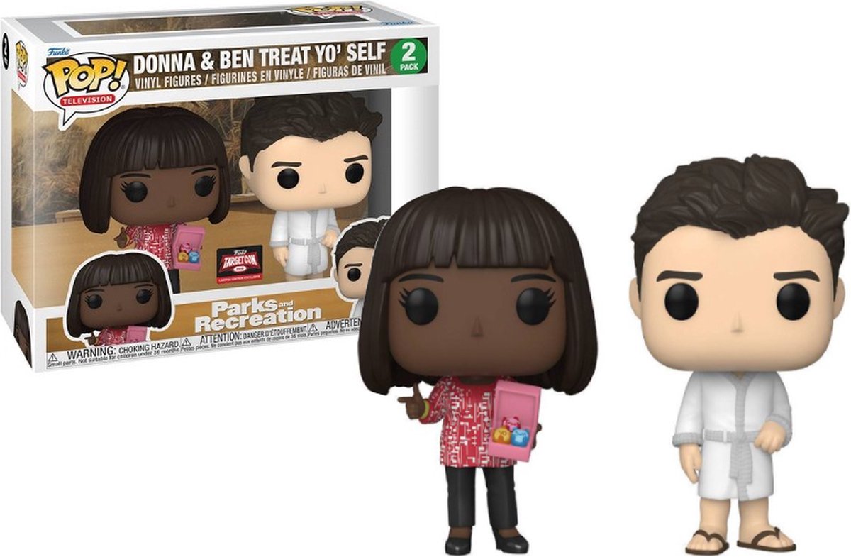 Funko-pop ! télévision : parcs et loisirs - Donna Ben Treat Yo Self 2-Pack