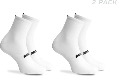 Rogelli chaussettes de cyclisme essentielles - lot de 2 - blanc - 44 47