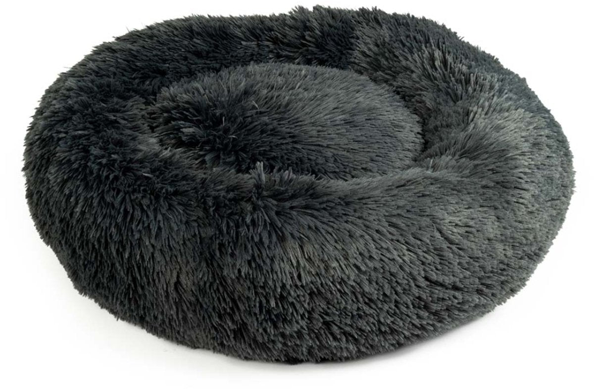 Duvo plus - lit beignet - gris foncé - m - 65x65x15cm