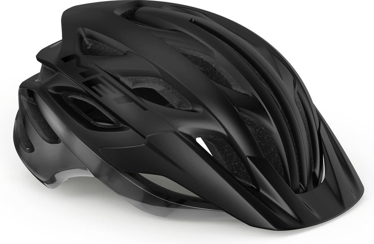With Veelo casque de vélo hommes femmes - casque de vélo VTT adultes - vélo électrique - vélo de ville - taille L (58-61 cm) - noir mat brillant (noir)