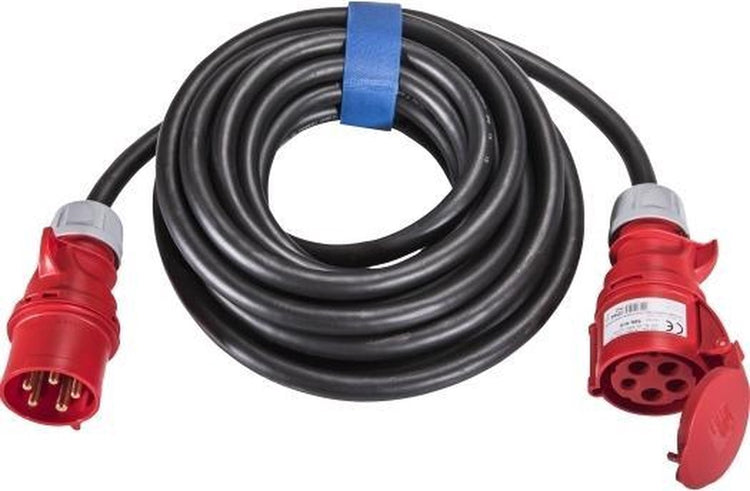Sirox 362.010 rallonge d'alimentation 16 a noir 10,00 m avec changeur de phase