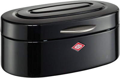 Boîte à pain à un seul ventre Wesco | 8,5 litres | métal - noir | boîte de rangement du pain
