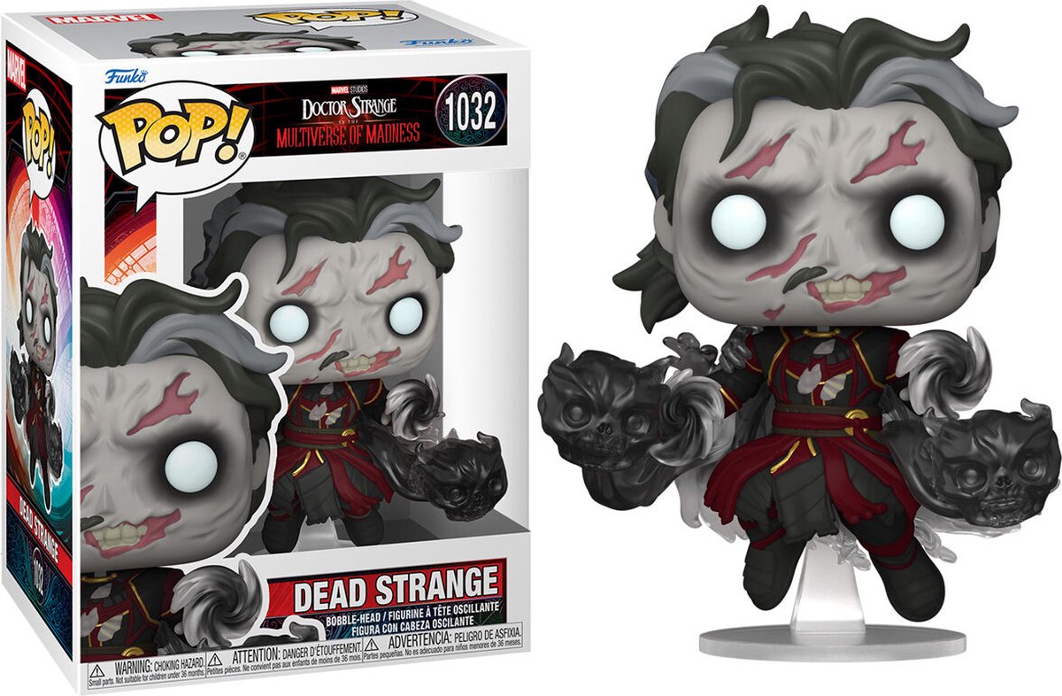 Marvel funko docteur étrange figurine à collectionner docteur étrange dans le multivers de la folie pop ! films morts étranges 9 cm multicolore