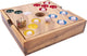 Engelhart Pig Hole Ceramic – Jeu de stratégie en bois – 2+ joueurs – Jeu de points classique – Jeu d'adresse et de stratégie –