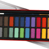 Set d'aquarelles Colortime, format 12x30 mm, différentes couleurs, 24 couleurs 1 boîte