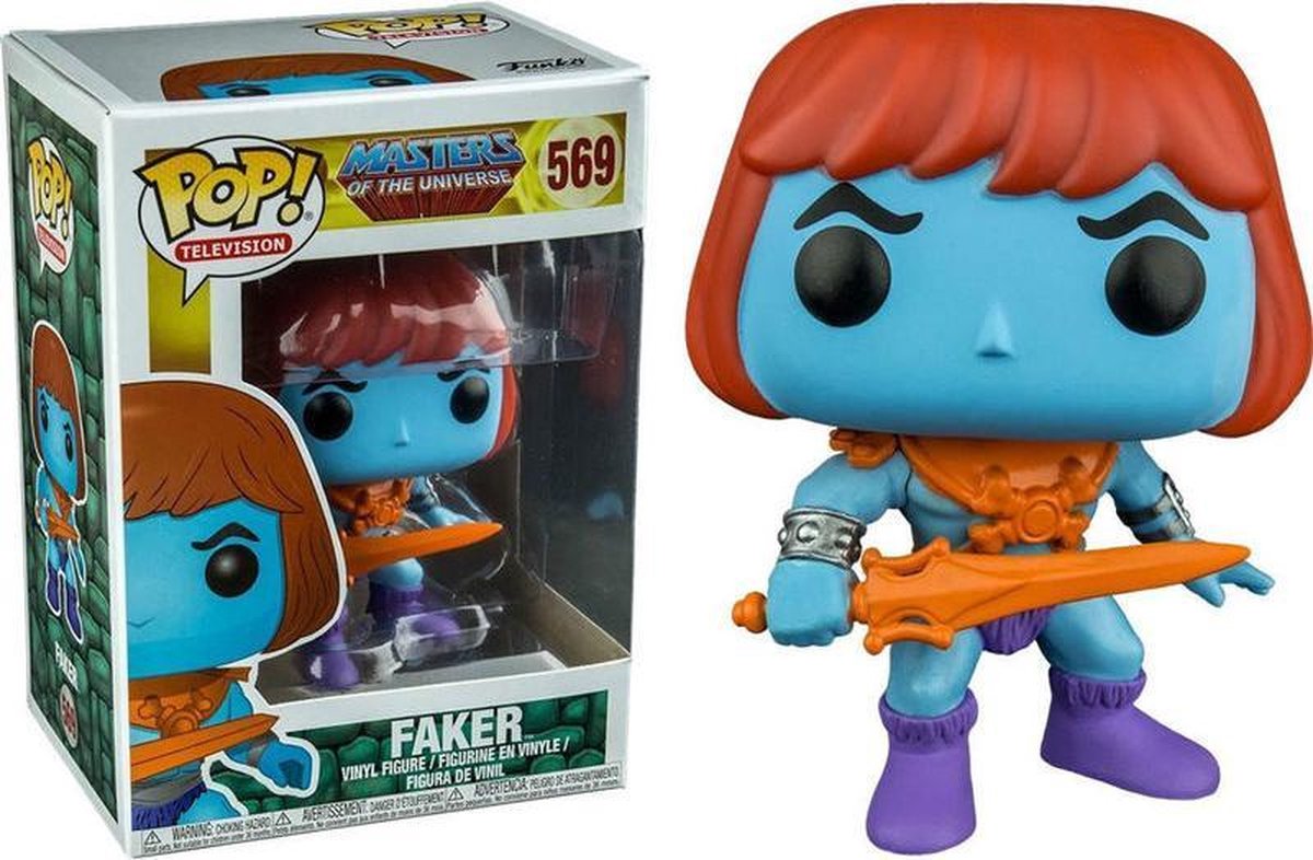 Funko-pop ! figurine en vinyle - maîtres de l'univers faussaire