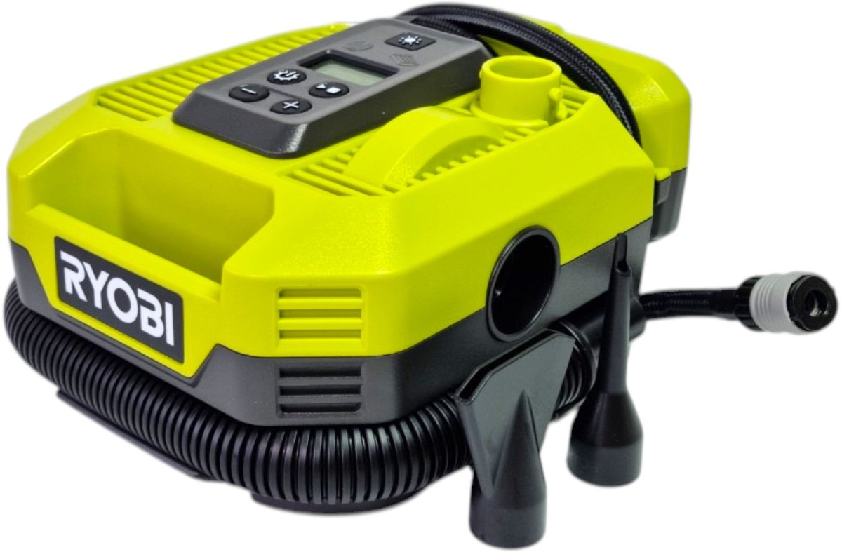 Série Ryobi one+ - compresseur portable - 18v - haute pression - affichage numérique