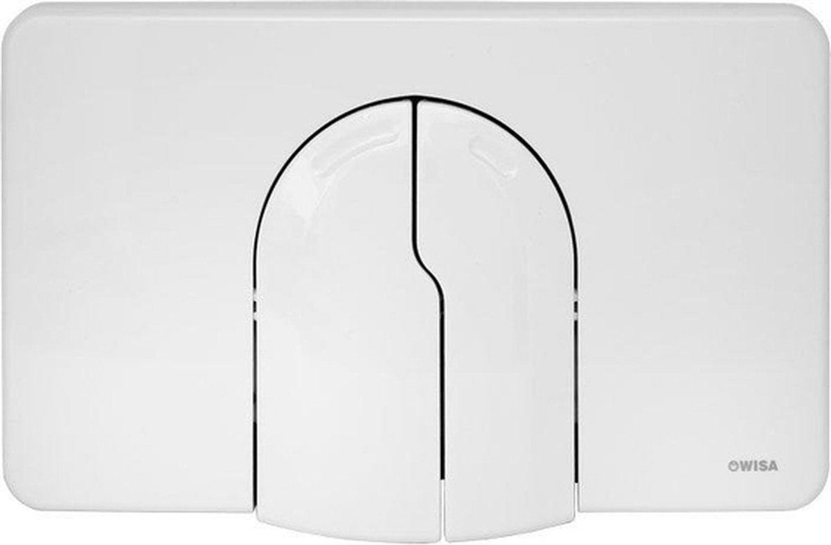Wisa 2100 plaque de commande double chasse blanc