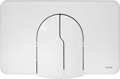 Wisa 2100 plaque de commande double chasse blanc