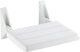 Wenko siège de douche secura pliable - chaise de douche - montage mural - capacité de charge max. 120 kg - Testé, approuvé et certifié TüV GS