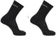 Salomon - chaussettes d'équipage évasion | Paquet de 2 | chaussettes | taille m 39-41 - noir