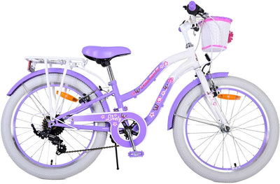 Volare les beaux filles pour enfants 20 pouces pourpre 7 vitesses