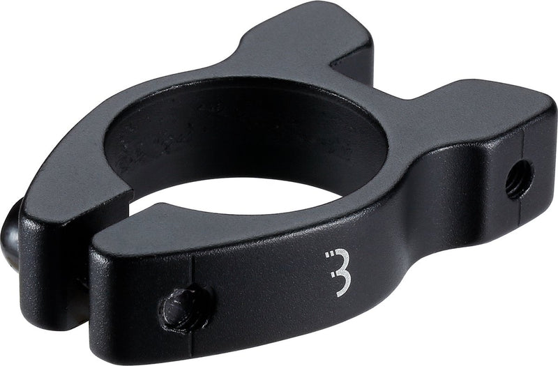 Bbb collier de serrage de tige de selle de vélo - collier de serrage de tige de selle vissable en aluminium - 31,8 mm - noir - bsp-99