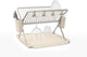 Égouttoir à vaisselle Brabantia - pliable - avec porte-couverts - beige doux