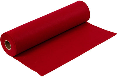 Feutre de loisir Creativ company, l: 45 cm, épaisseur 1,5-2 mm, 180-200 g, rouge antique, 5 m 1 rouleau