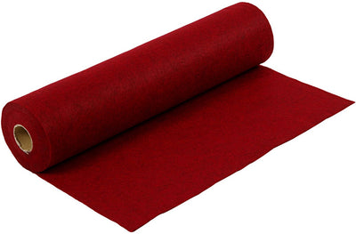 Feutre de loisir Creativ company, l: 45 cm, épaisseur 1,5-2 mm, chiné, 180-200 gr, rouge, 5 m 1 rouleau