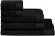 Ensemble combiné hippocampe pure 5 pièces ensemble textile de bain noir (2xgd+2bd+1xdl)