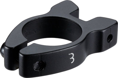 Bbb collier de serrage de tige de selle de vélo - collier de serrage de tige de selle vissable en aluminium - 31,8 mm - noir - bsp-99