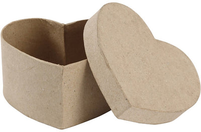 Boîte en forme de coeur Creativ company, h : 6 cm, dimensions 11,5x11,5 cm, 1 pièce