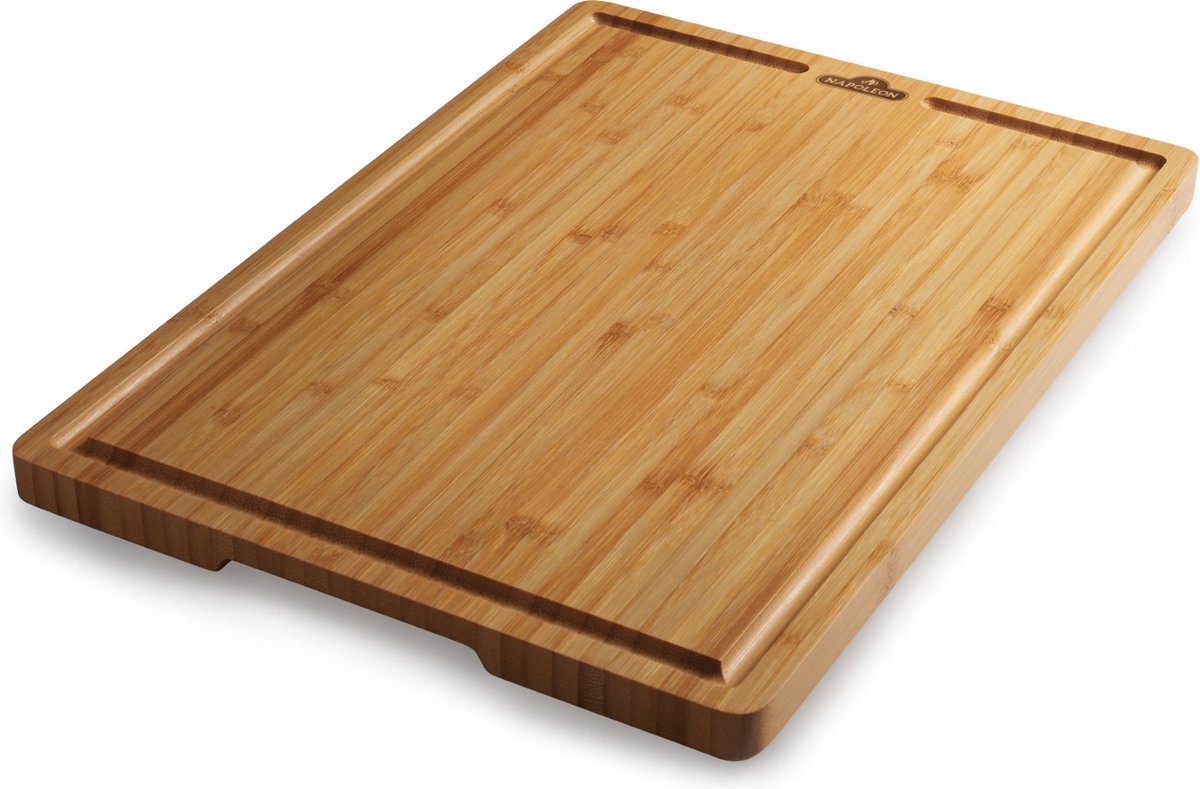 Planche à découper table d'appoint en bambou Napoléon 37 x 27 cm