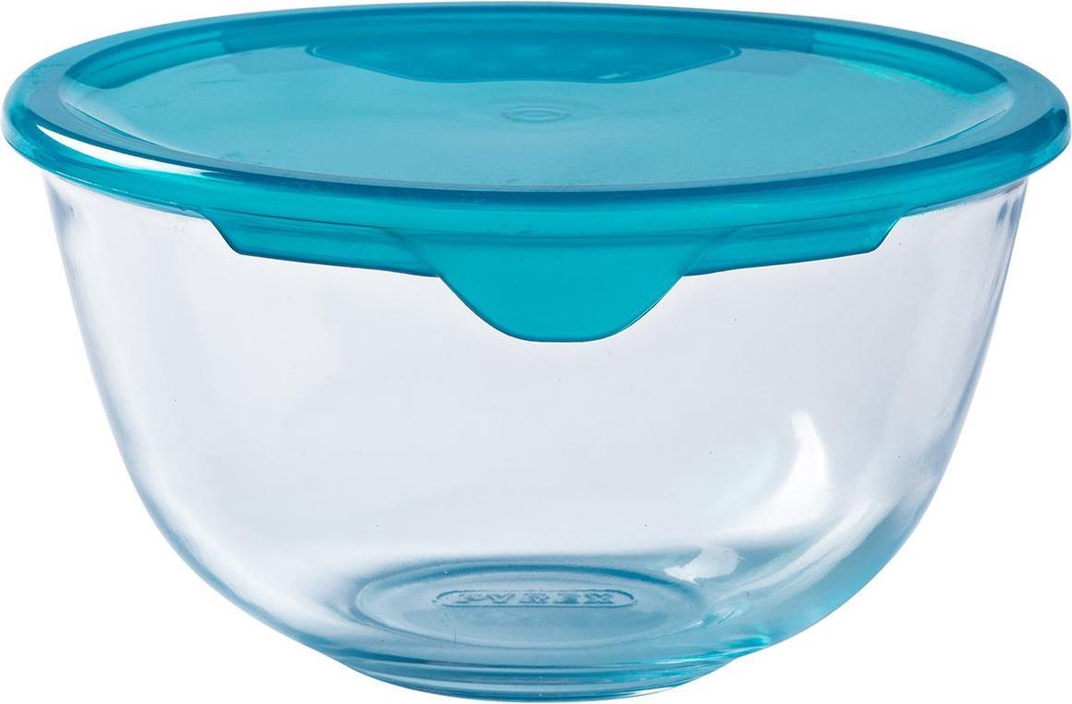Bol mélangeur en Pyrex avec couvercle 500ml ø14cm