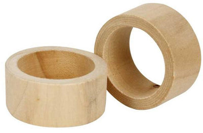 Ronds de serviette Creativ company, l: 20 mm, d 35 mm, 6 pièces 1 boîte