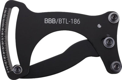 Tendeur de rayon de jauge de tension de cyclisme Bbb - pour tous les rayons - compteur de tension de rayon précis vélo - noir - outils de vélo - btl-186